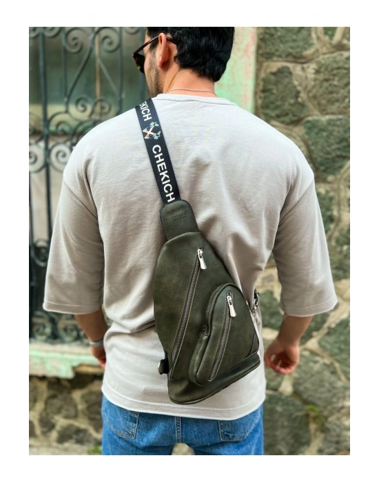 CH103 Astranite Üçgen Erkek Çanta HAKI