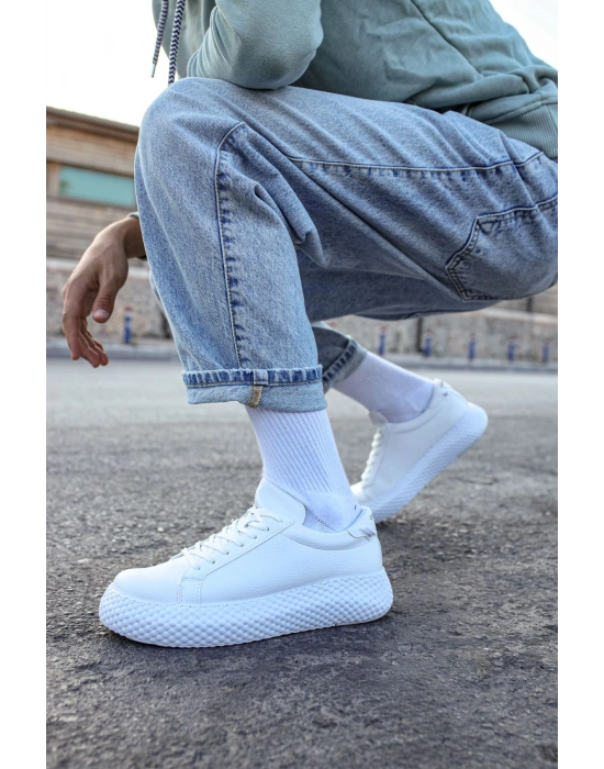 CH107 - CBT Felibord Erkek Ayakkabı BEYAZ / BEYAZ