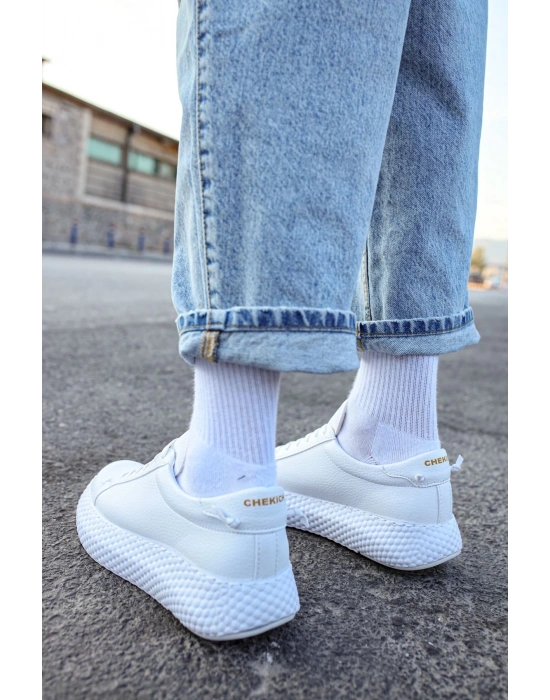CH107 - CBT Felibord Erkek Ayakkabı BEYAZ / BEYAZ