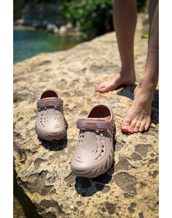 CH1070 - Lüx Erkek Terlik VIZON