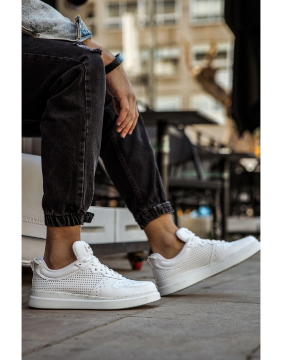 Ch109 Cbt Hercules Erkek Ayakkabı Beyaz Erkek Günlük Ayakkabı