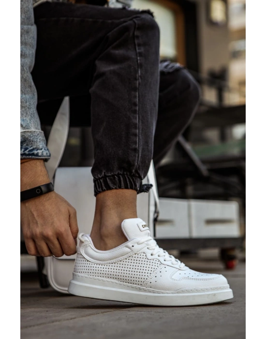 Ch109 Cbt Hercules Erkek Ayakkabı Beyaz Erkek Günlük Ayakkabı