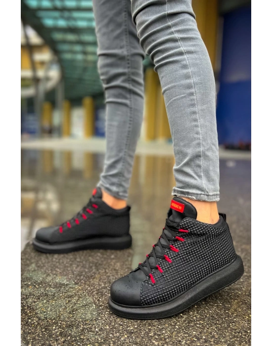 Ch111 Gst Milano Erkek Siyah/kirmizi Erkek Bot