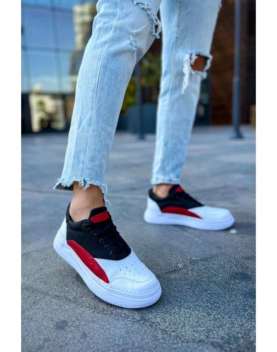 Ch115 Cbt Literide Erkek Ayakkabı Beyaz/kirmizi/siyah Erkek Günlük Ayakkabı