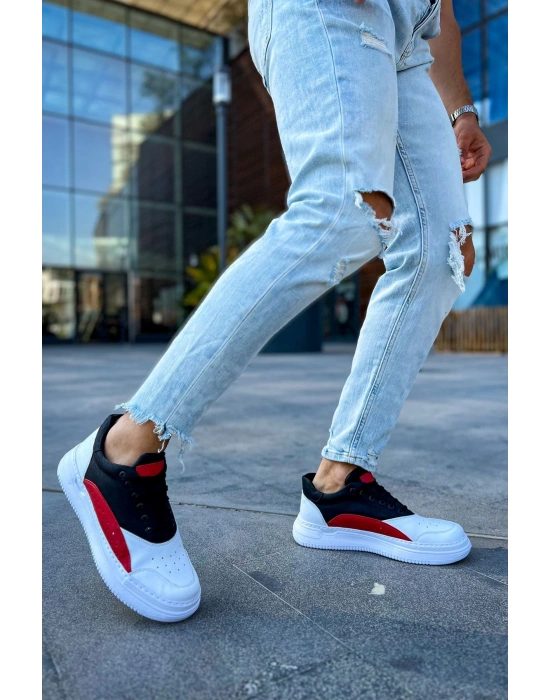 Ch115 Cbt Literide Erkek Ayakkabı Beyaz/kirmizi/siyah Erkek Günlük Ayakkabı