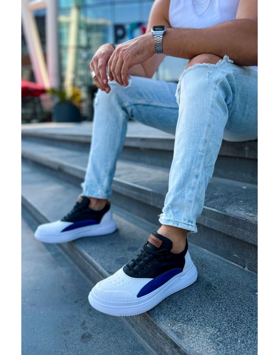 Ch115 Cbt Literide Erkek Ayakkabı Beyaz/sax Mavi/siyah Erkek Günlük Ayakkabı