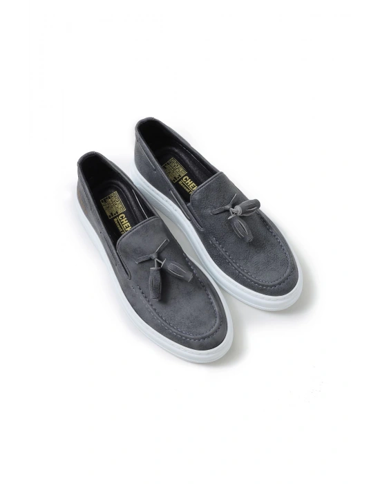 Ch127 Cbt Loafer-x Erkek Ayakkabı Antrasit Erkek Loafer Ayakkabı