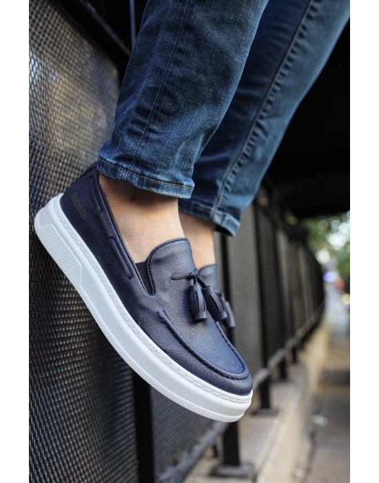 Ch127 Cbt Loafer-x Erkek Ayakkabı Lacivert Erkek Loafer Ayakkabı