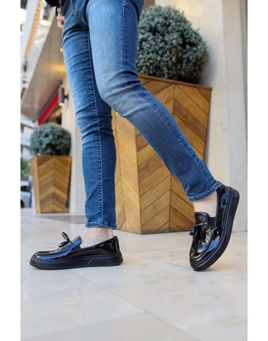 Ch127 Rst Loafer-x Erkek Ayakkabı Siyah Erkek Loafer Ayakkabı