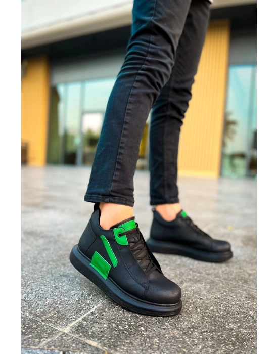 CH131 - GST Frogner Erkek Bot SIYAH / YESIL