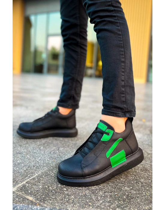 CH131 - GST Frogner Erkek Bot SIYAH / YESIL