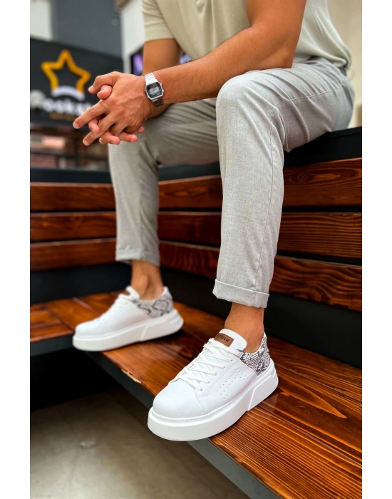 Ch145 Cbt Sauerbergg Erkek Ayakkabı Beyaz Erkek Günlük Ayakkabı