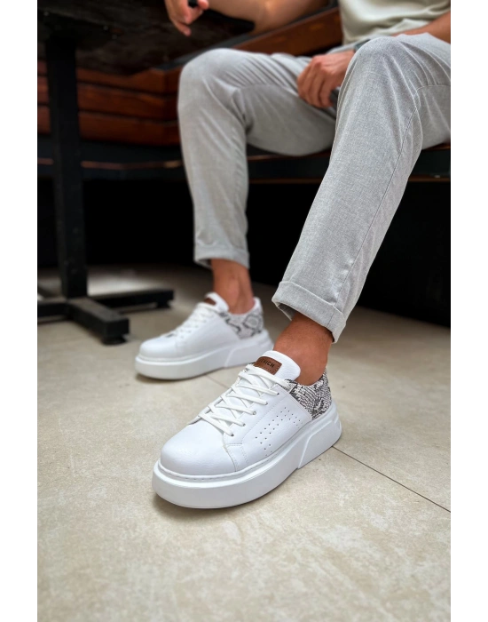 Ch145 Cbt Sauerbergg Erkek Ayakkabı Beyaz Erkek Günlük Ayakkabı