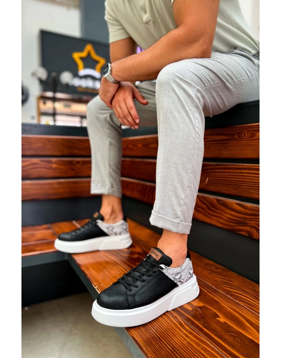 Ch145 Cbt Sauerbergg Erkek Ayakkabı Siyah Erkek Günlük Ayakkabı