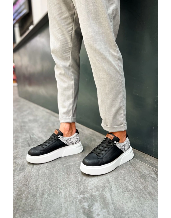 Ch145 Cbt Sauerbergg Erkek Ayakkabı Siyah Erkek Günlük Ayakkabı