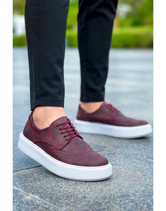 Ch149 Cbt Changer Over Erkek Ayakkabı Bordo Erkek Günlük Ayakkabı