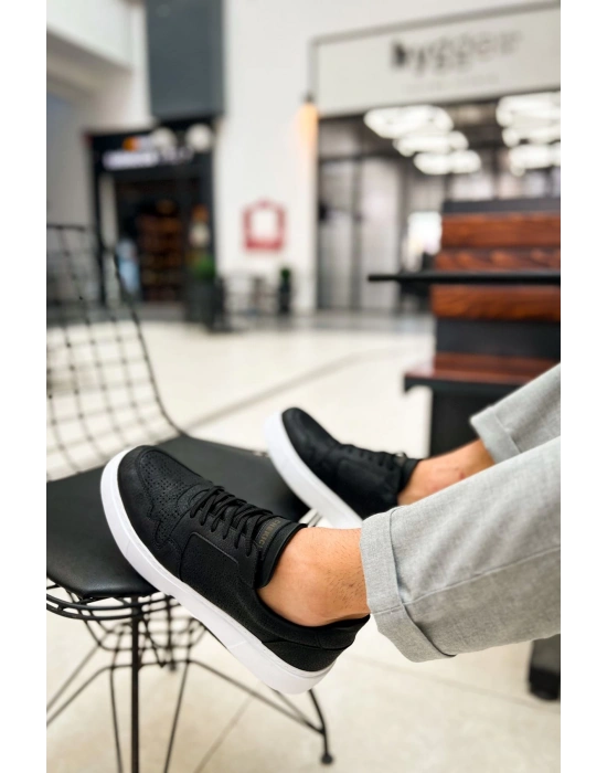 Ch153 Cbt Oxford Erkek Ayakkabı Siyah Erkek Günlük Ayakkabı