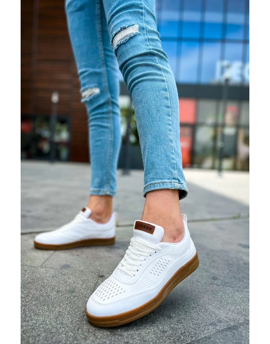 CH157 - CKT Retro Erkek Ayakkabı BEYAZ