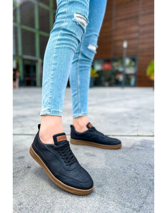 CH157 - CKT Retro Erkek Ayakkabı SIYAH