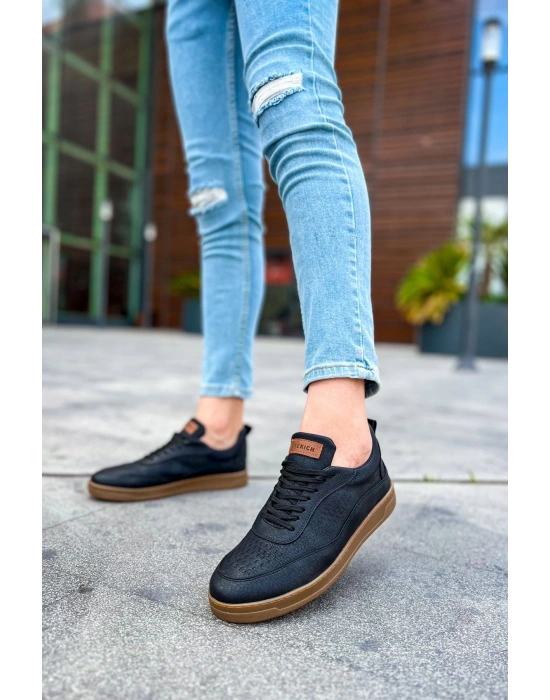 CH157 - CKT Retro Erkek Ayakkabı SIYAH