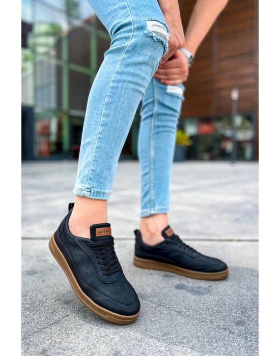 CH157 - CKT Retro Erkek Ayakkabı SIYAH