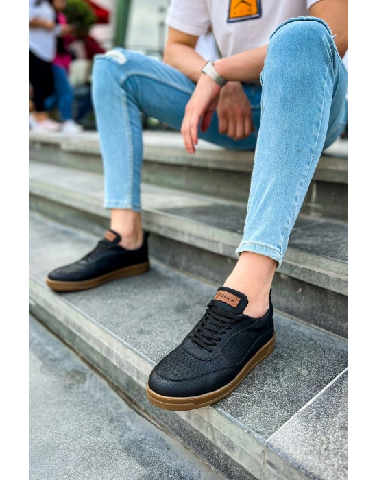 CH157 - CKT Retro Erkek Ayakkabı SIYAH