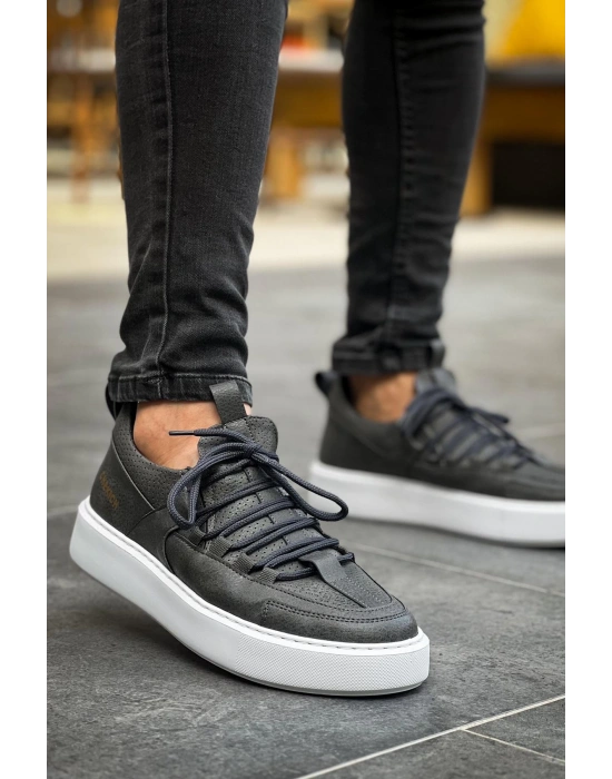 Ch159 Cbt Saturn Erkek Ayakkabı Antrasit Erkek Günlük Ayakkabı