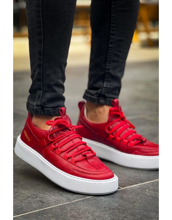 Ch159 Cbt Saturn Erkek Ayakkabı Kirmizi Erkek Günlük Ayakkabı