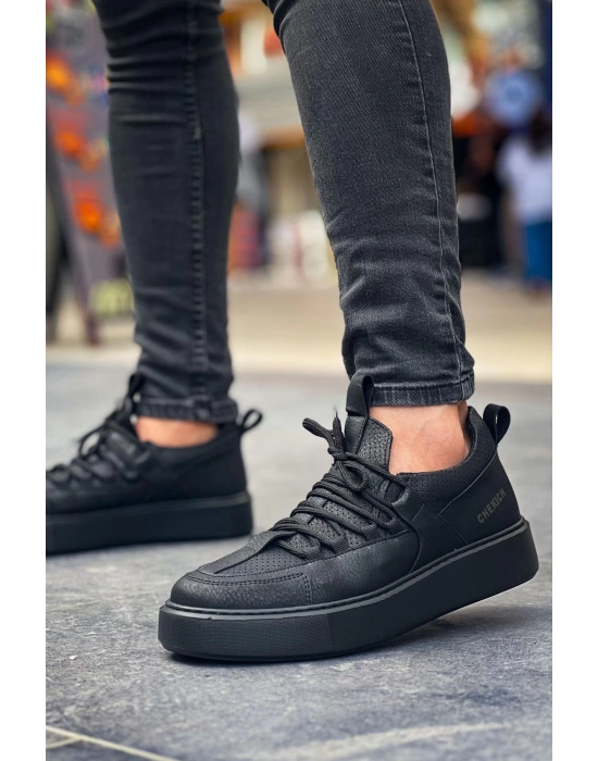 Ch159 Cst Saturn Erkek Ayakkabı Siyah Erkek Günlük Ayakkabı