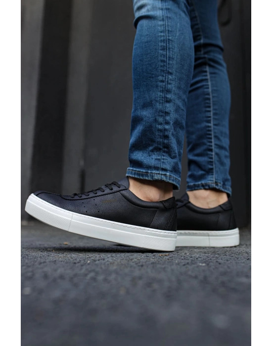 Ch163 Cbt Erkek Ayakkabı Siyah Erkek Günlük Ayakkabı