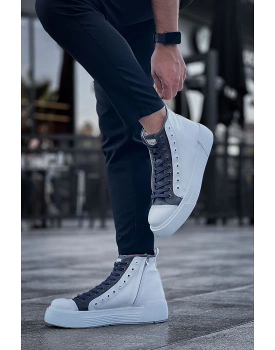 CH167 - GBT Blazer Erkek Bot BEYAZ/ANTRASIT