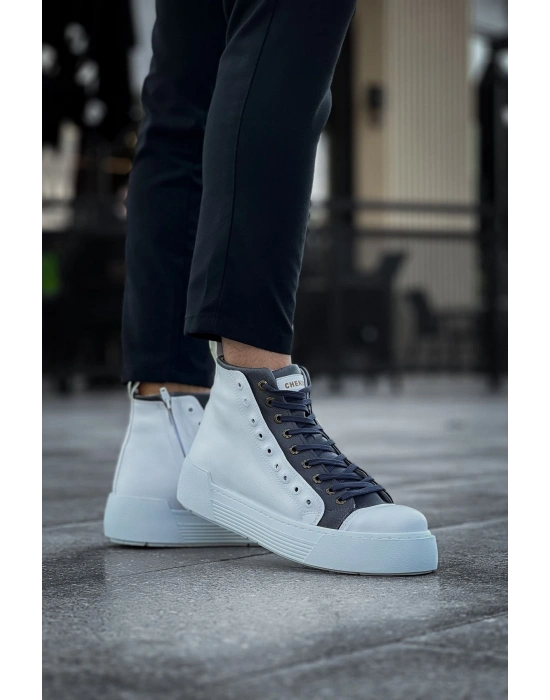 CH167 - GBT Blazer Erkek Bot BEYAZ/ANTRASIT