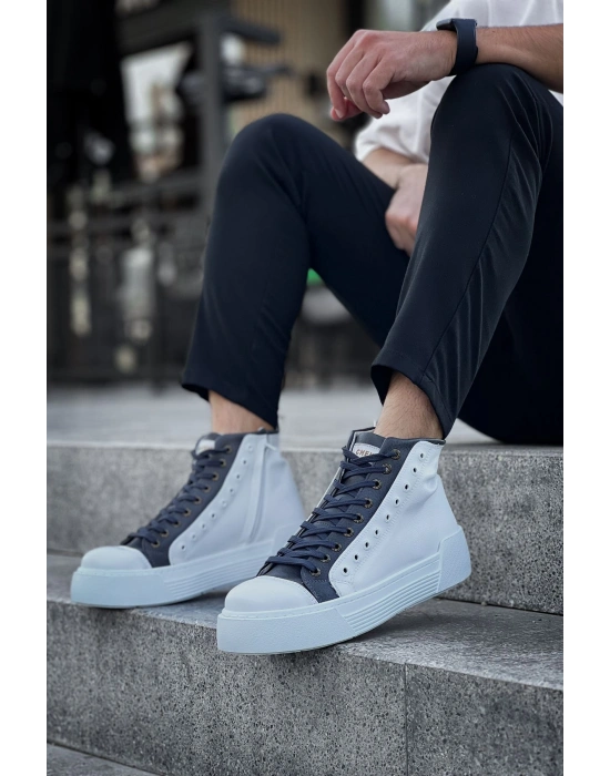 CH167 - GBT Blazer Erkek Bot BEYAZ/ANTRASIT