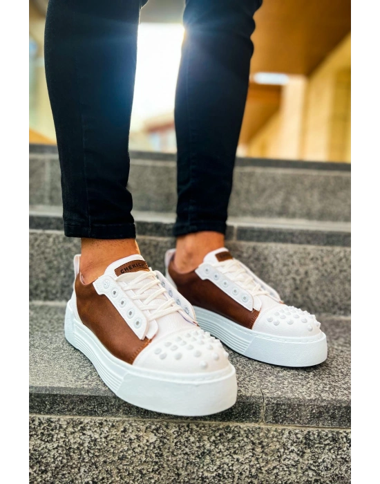 Ch169 Cbt Thorn Erkek Ayakkabı Beyaz/taba Erkek Günlük Ayakkabı