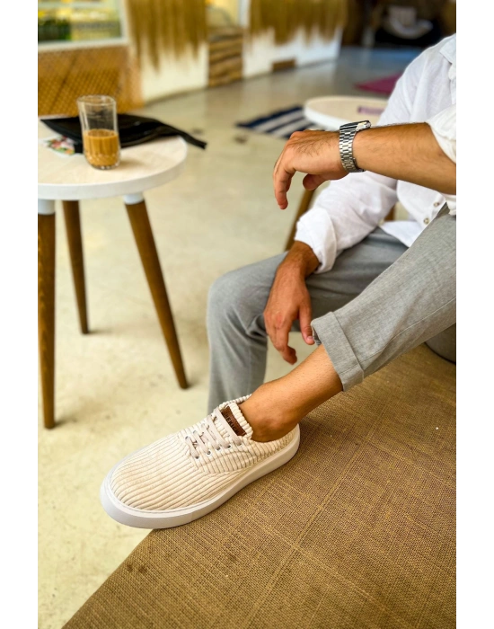 CH173 - KBT Velluto Erkek Ayakkabı BEYAZ