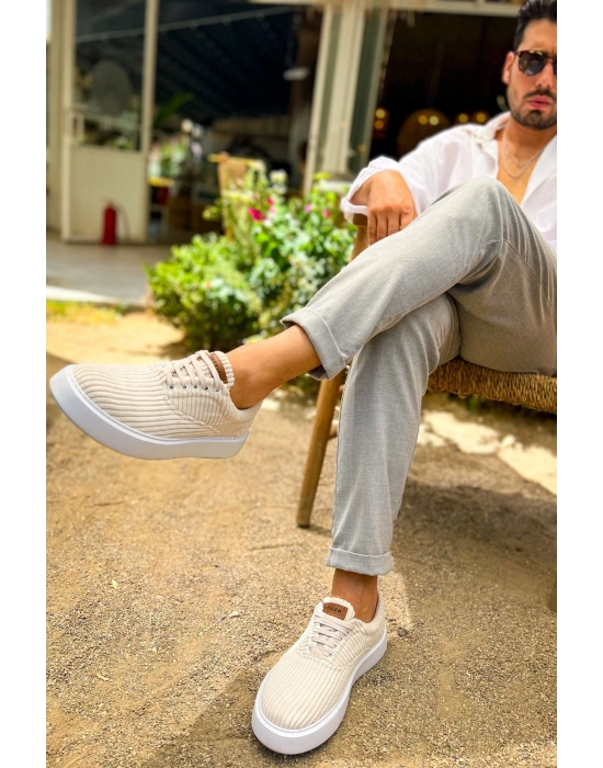 CH173 - KBT Velluto Erkek Ayakkabı BEYAZ