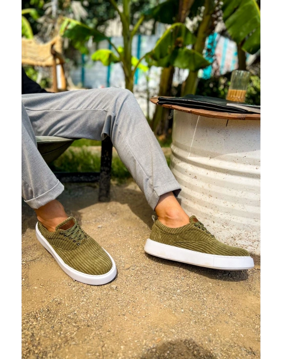 CH173 - KBT Velluto Erkek Ayakkabı HAKI