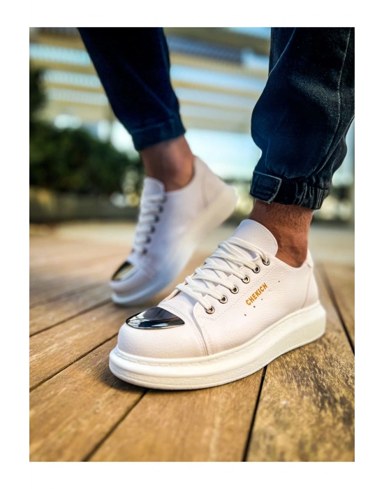 Ch175 Cbt Mirror Erkek Ayakkabı Beyaz Erkek Günlük Ayakkabı