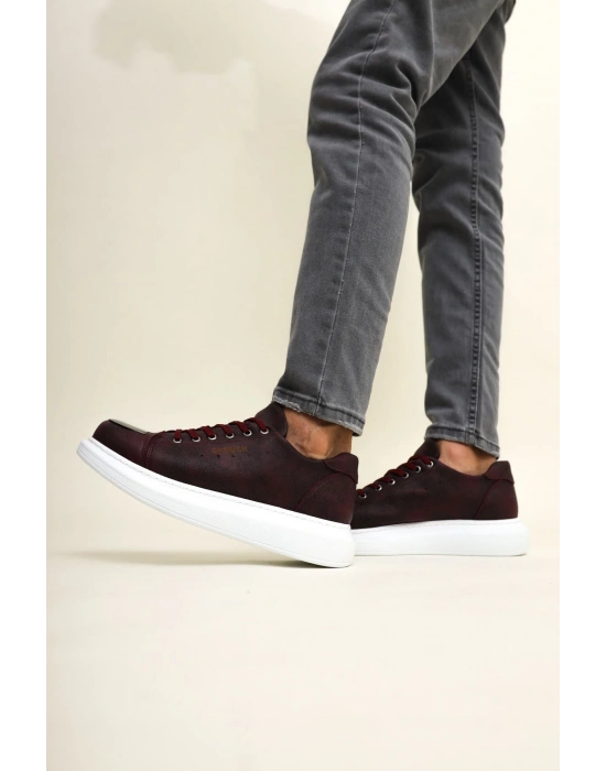 CH175 - CBT Mirror Erkek Ayakkabı BORDO