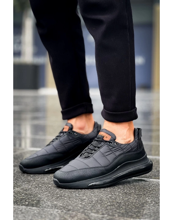 Ch179 Cst Sporty Runner Erkek Ayakkabı Siyah Erkek Günlük Ayakkabı