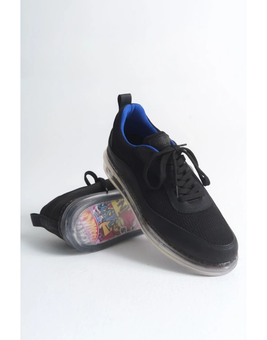 CH181 - RRT İpekyol  Erkek Ayakkabı SIYAH/SAX MAVI