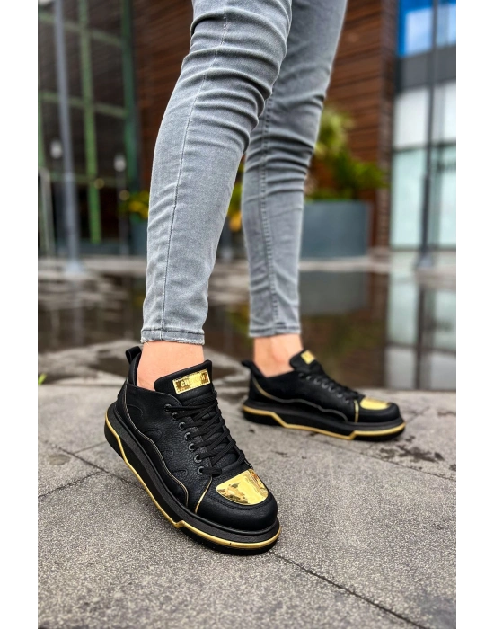 CH183 - CST Jet Setter Mirror  Erkek Ayakkabı SIYAH/ALTIN