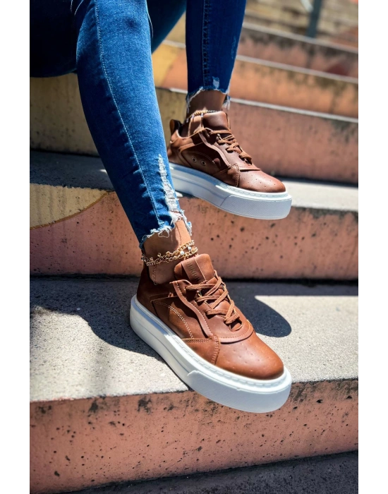 Ch187 Cbt Kadın Ayakkabı Taba Kadın Spor Ayakkabı