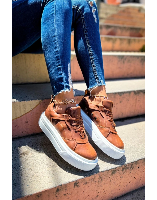 Ch187 Cbt Kadın Ayakkabı Taba Kadın Spor Ayakkabı