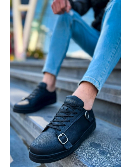 CH191 - CST Side Buckle Erkek Ayakkabı SIYAH