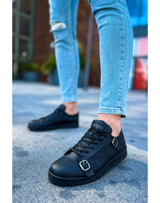 CH191 - CST Side Buckle Erkek Ayakkabı SIYAH