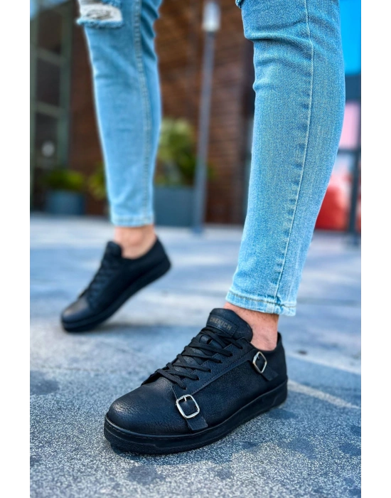 CH191 - CST Side Buckle Erkek Ayakkabı SIYAH