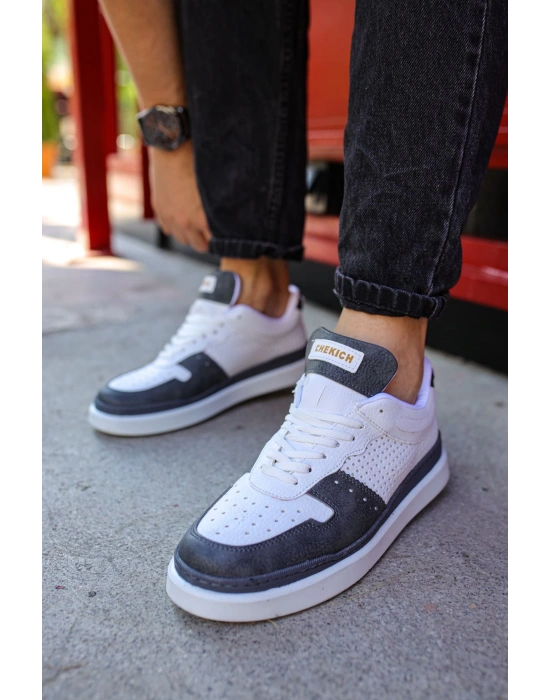 Ch201 Cbt Hercules Erkek Ayakkabı Antrasit/beyaz Erkek Günlük Ayakkabı