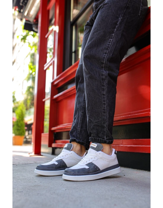 Ch201 Cbt Hercules Erkek Ayakkabı Antrasit/beyaz Erkek Günlük Ayakkabı