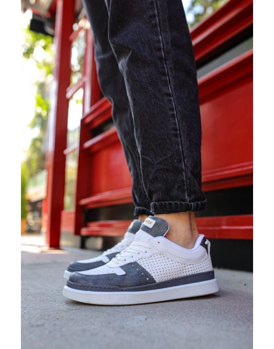 Ch201 Cbt Hercules Erkek Ayakkabı Antrasit/beyaz Erkek Günlük Ayakkabı